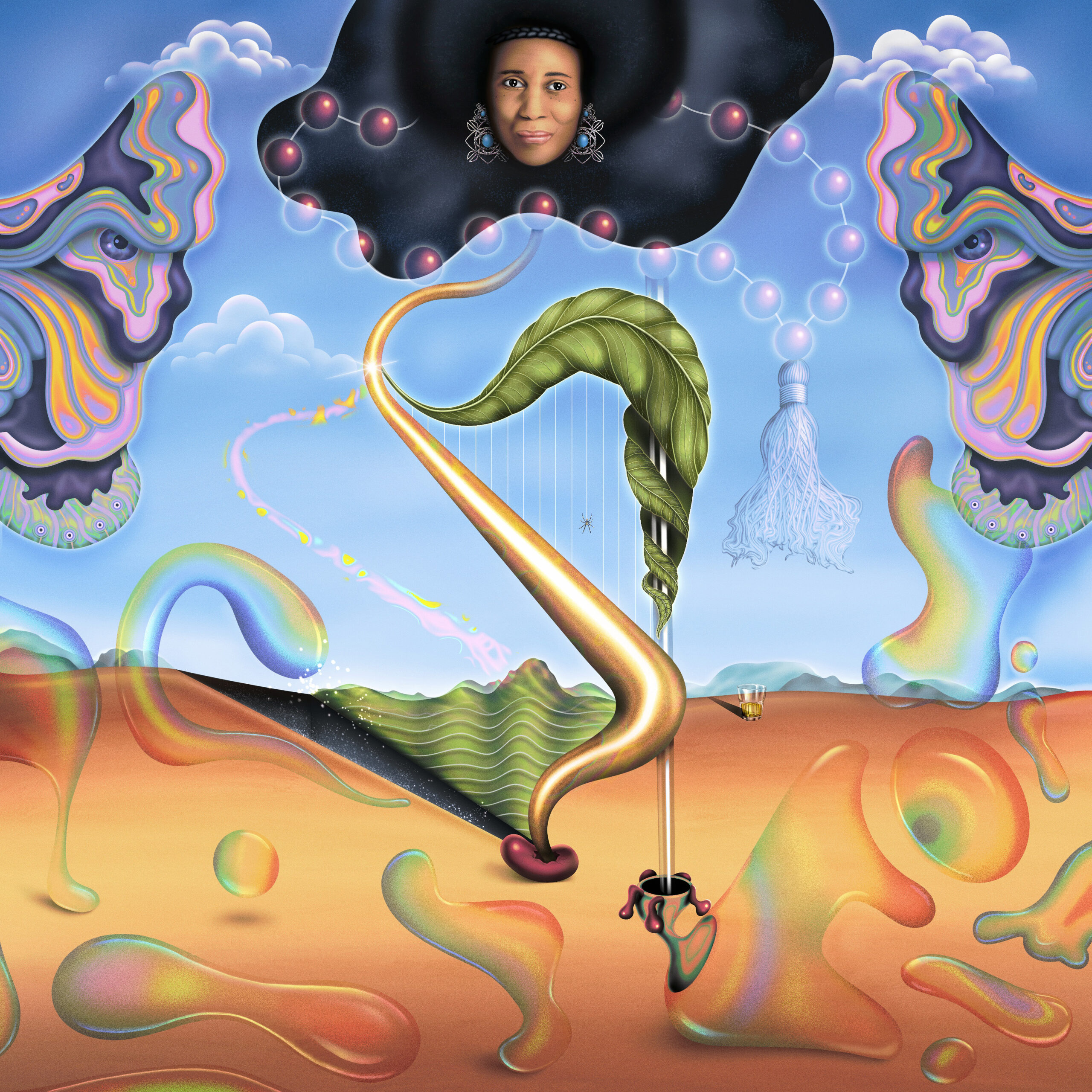 Tribute to Alice Coltrane inspired art illustration - Remy Lewandowski